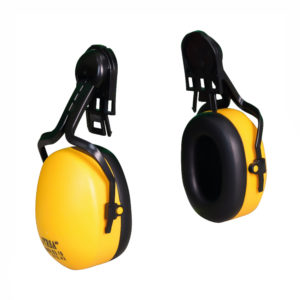 Orejera dieléctrica para casco