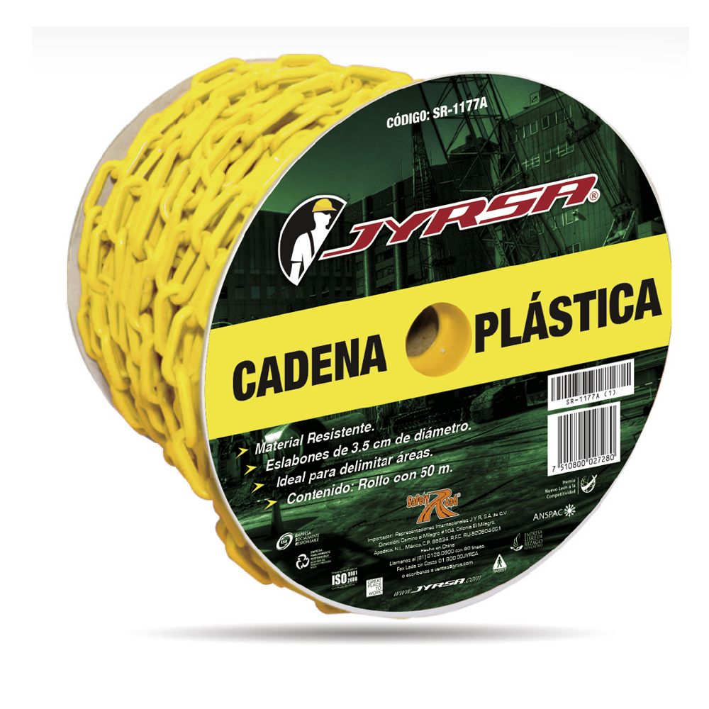CADENA PLÁSTICA (AMARILLO)