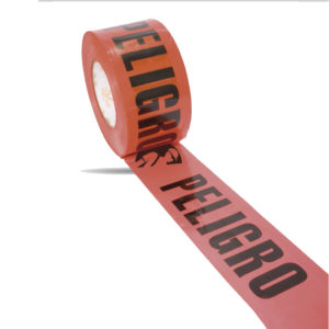 CINTA DELIMITADORA CON LEYENDA (PELIGRO)