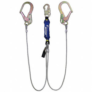 AMORTIGUADOR CON DOBLE CABLE DE ACERO Y GANCHOS GRANDES