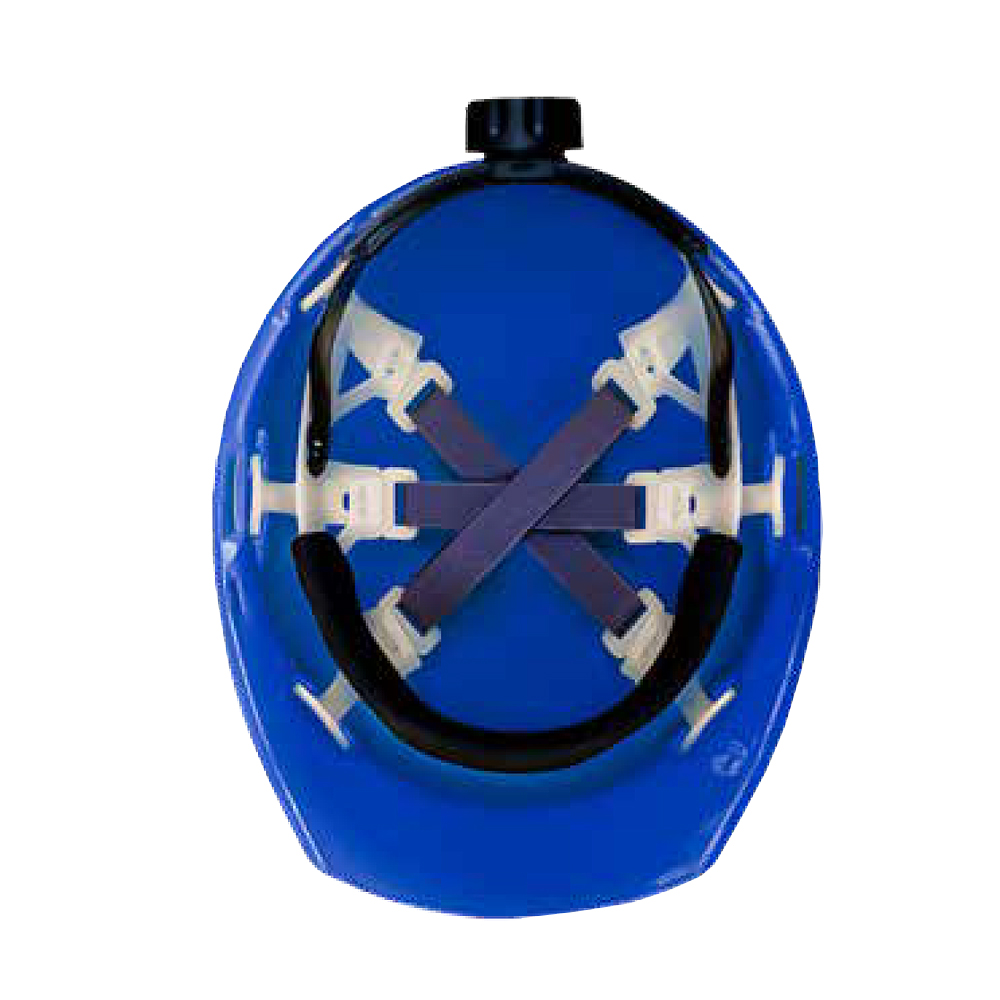 CASCO TIPO CACHUCHA DIELÉCTRICO CON SUSPENSIÓN TEXTIL 6 PUNTOS CON AJUSTE MILIMÉTRICO (AZUL) - Image 2
