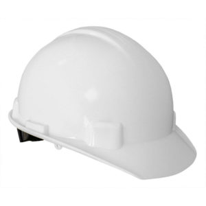 CASCO TIPO CACHUCHA DIELÉCTRICO CON SUSPENSIÓN TEXTIL 6 PUNTOS CON AJUSTE MILIMÉTRICO (BLANCO)