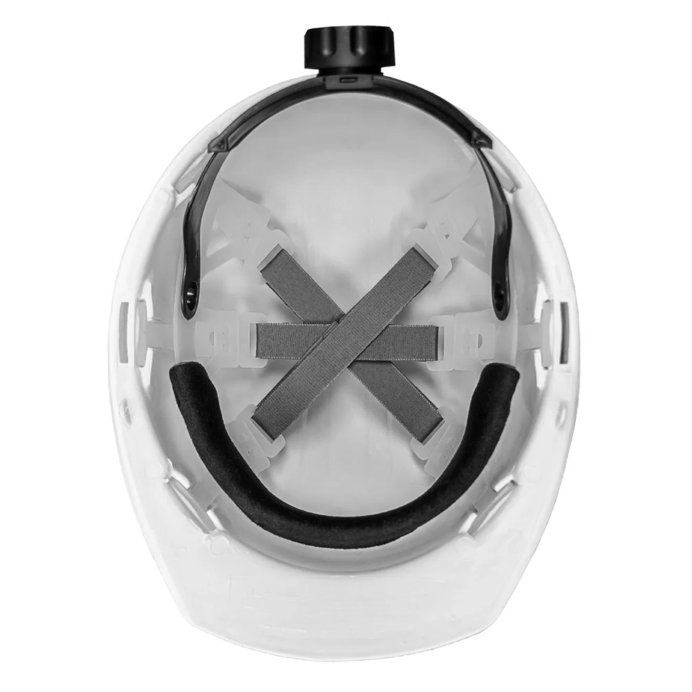 CASCO TIPO CACHUCHA DIELÉCTRICO CON SUSPENSIÓN TEXTIL 6 PUNTOS CON AJUSTE MILIMÉTRICO (BLANCO) - Image 2