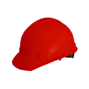 CASCO TIPO CACHUCHA DIELÉCTRICO CON SUSPENSIÓN TEXTIL 6 PUNTOS CON AJUSTE MILIMÉTRICO (ROJO)